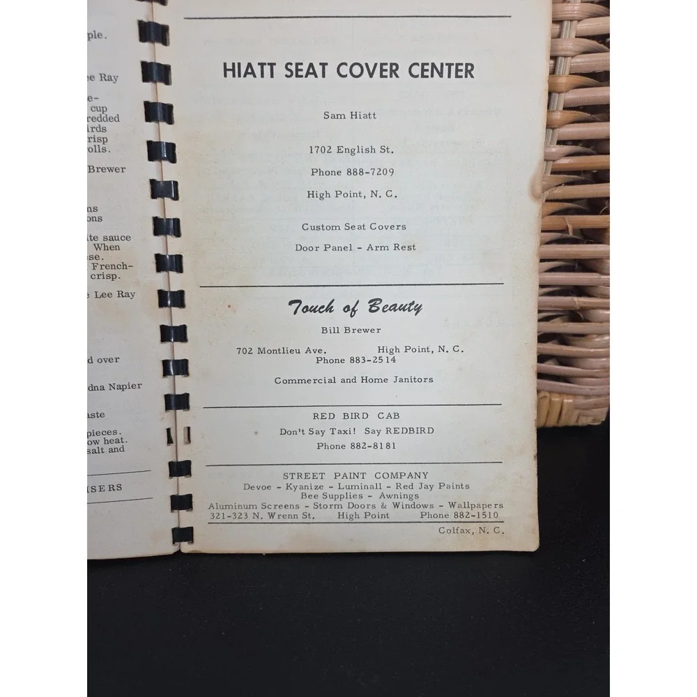 Church Of‎ Jesus Christ Of Latter Day Saints Cookbook Colfax, NC Ward Relief